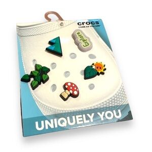 Croc Charms Explore mushroom mountains leaves leaf nature charm